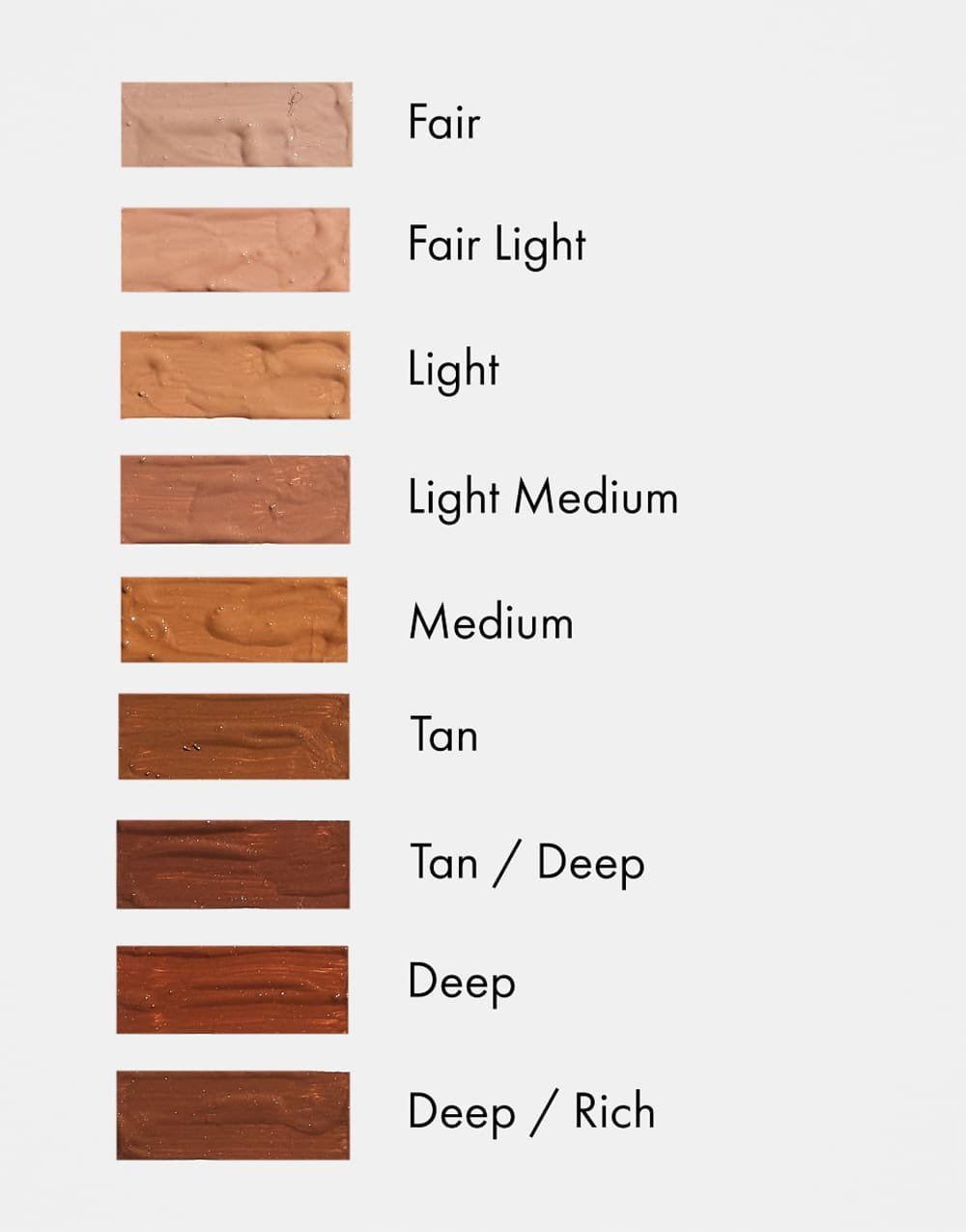 Auto-bronzant liquide o contour modulable