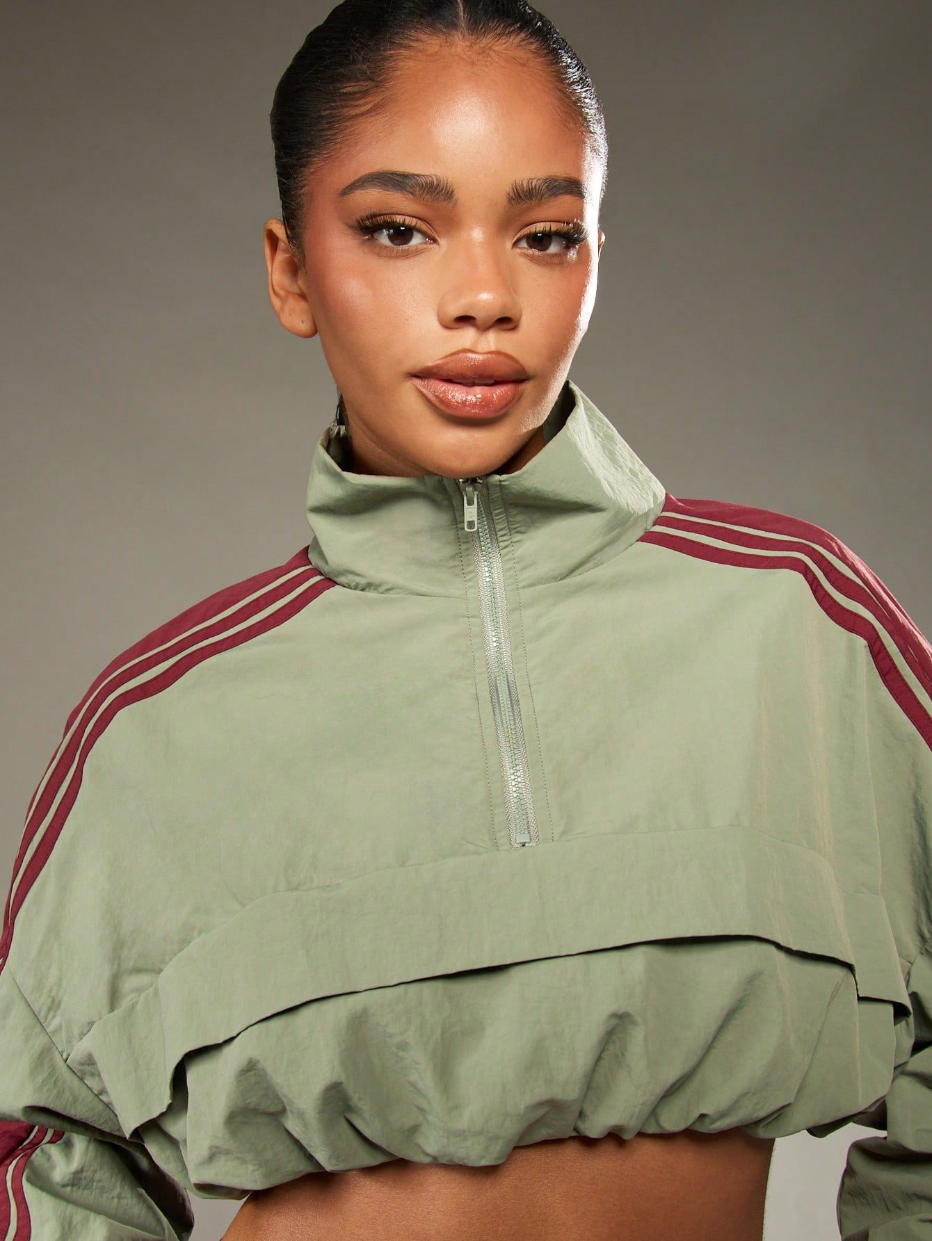 Veste survêtement 9sira demi-zip b kmam mkhalfin