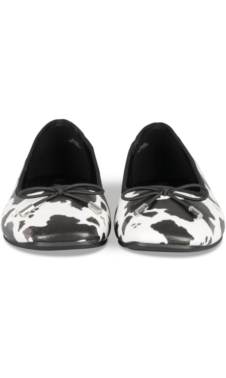 Ballerines imprimé vache à noeud