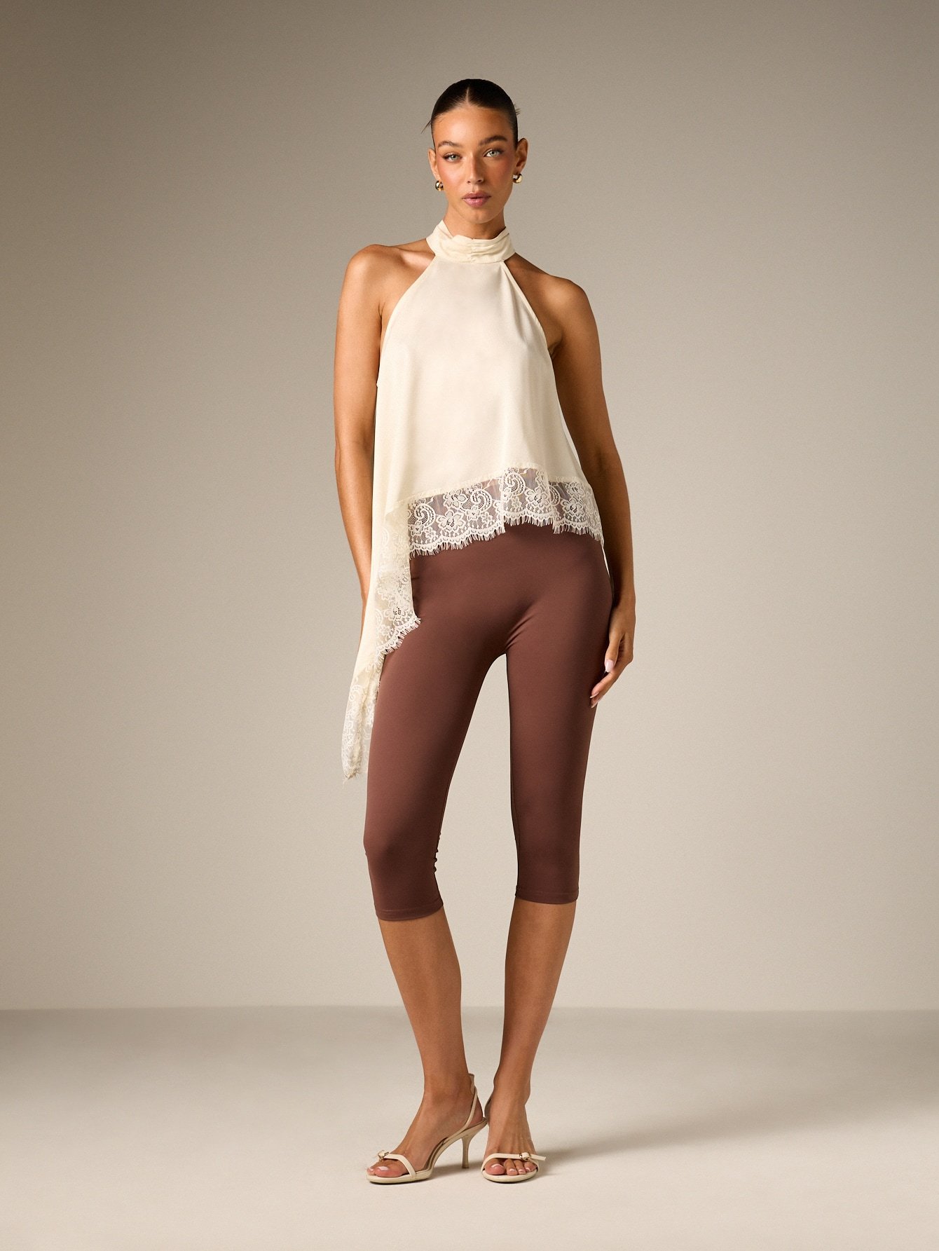 Leggings capri bla khyata taille moyenne