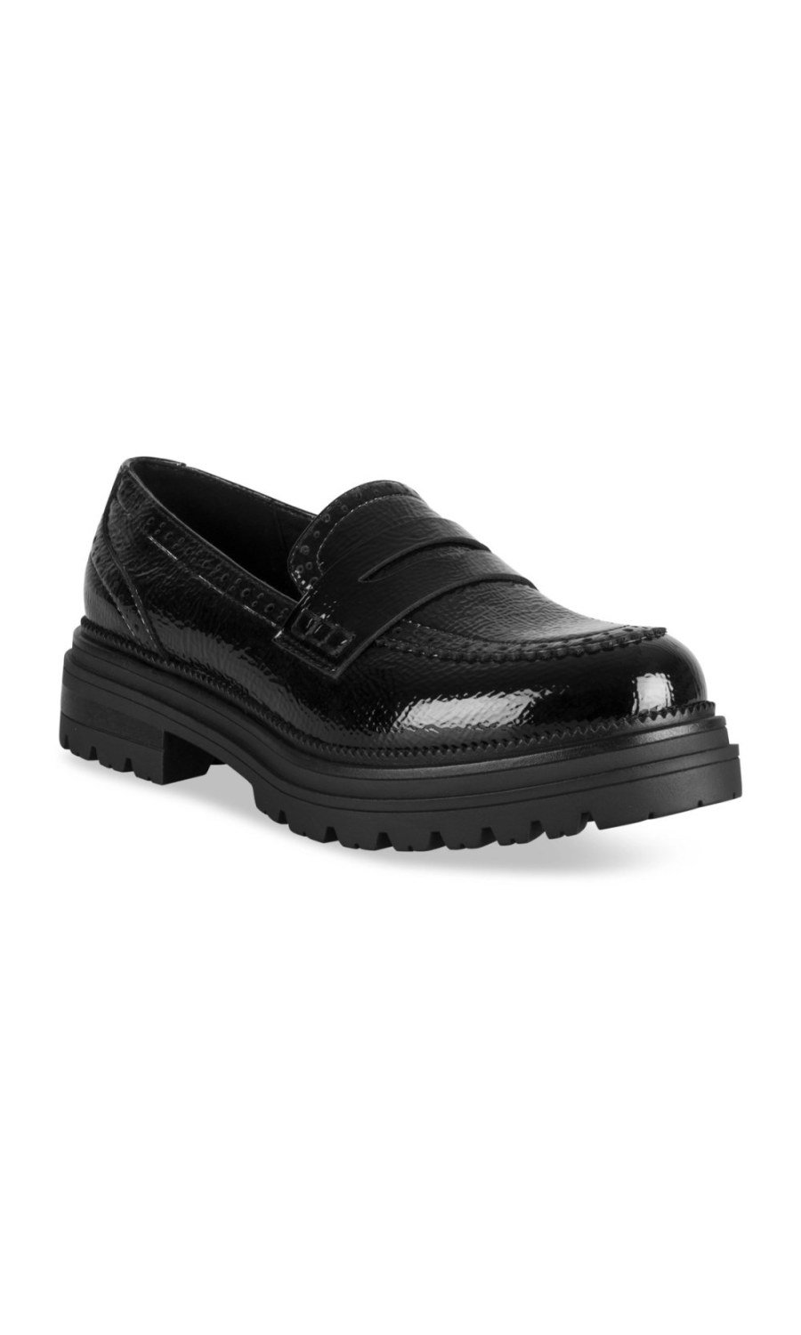Mocassins vernis b semelle crantée k7lin