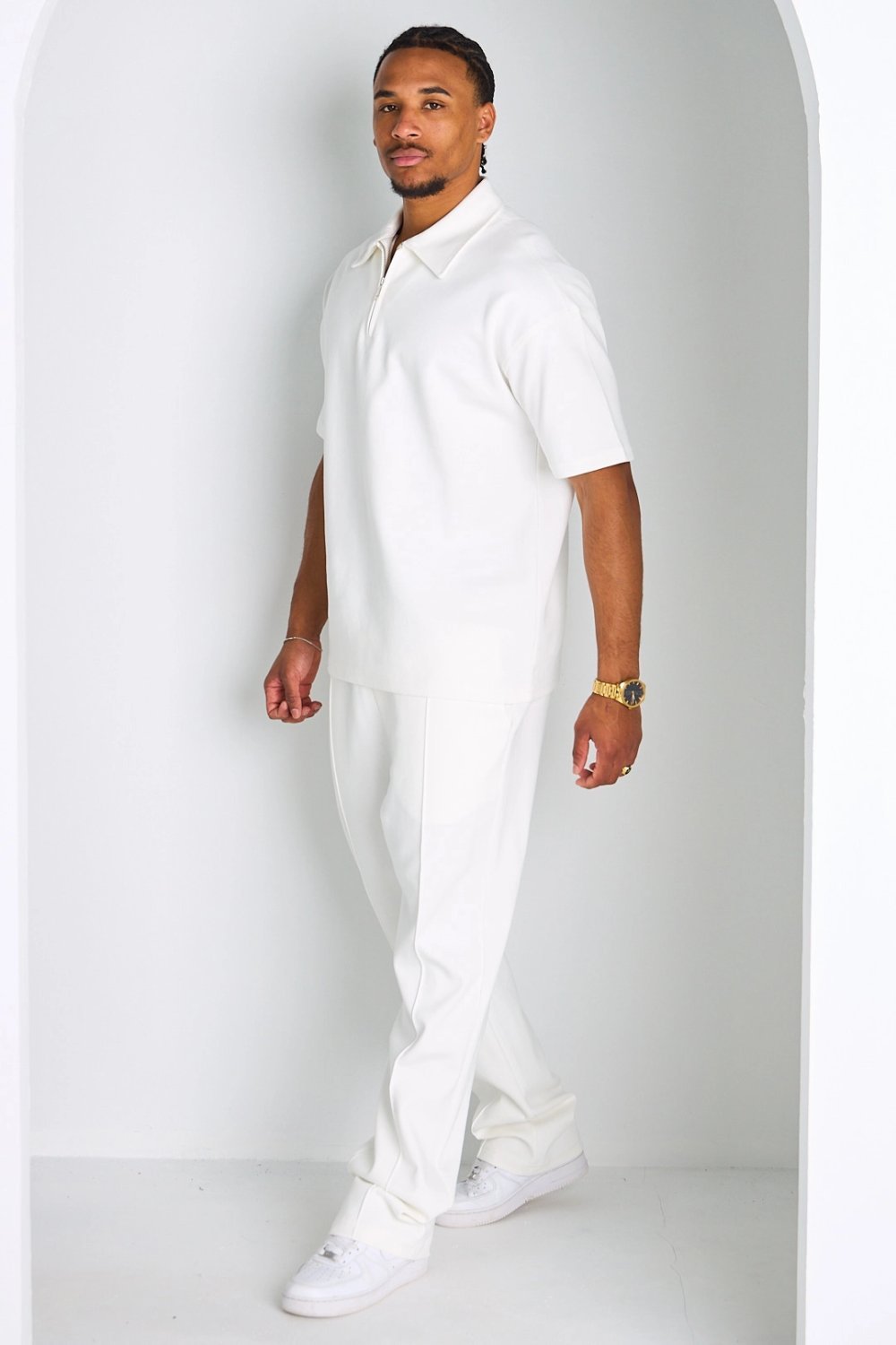 Ensemble polo b zip w jogging byed