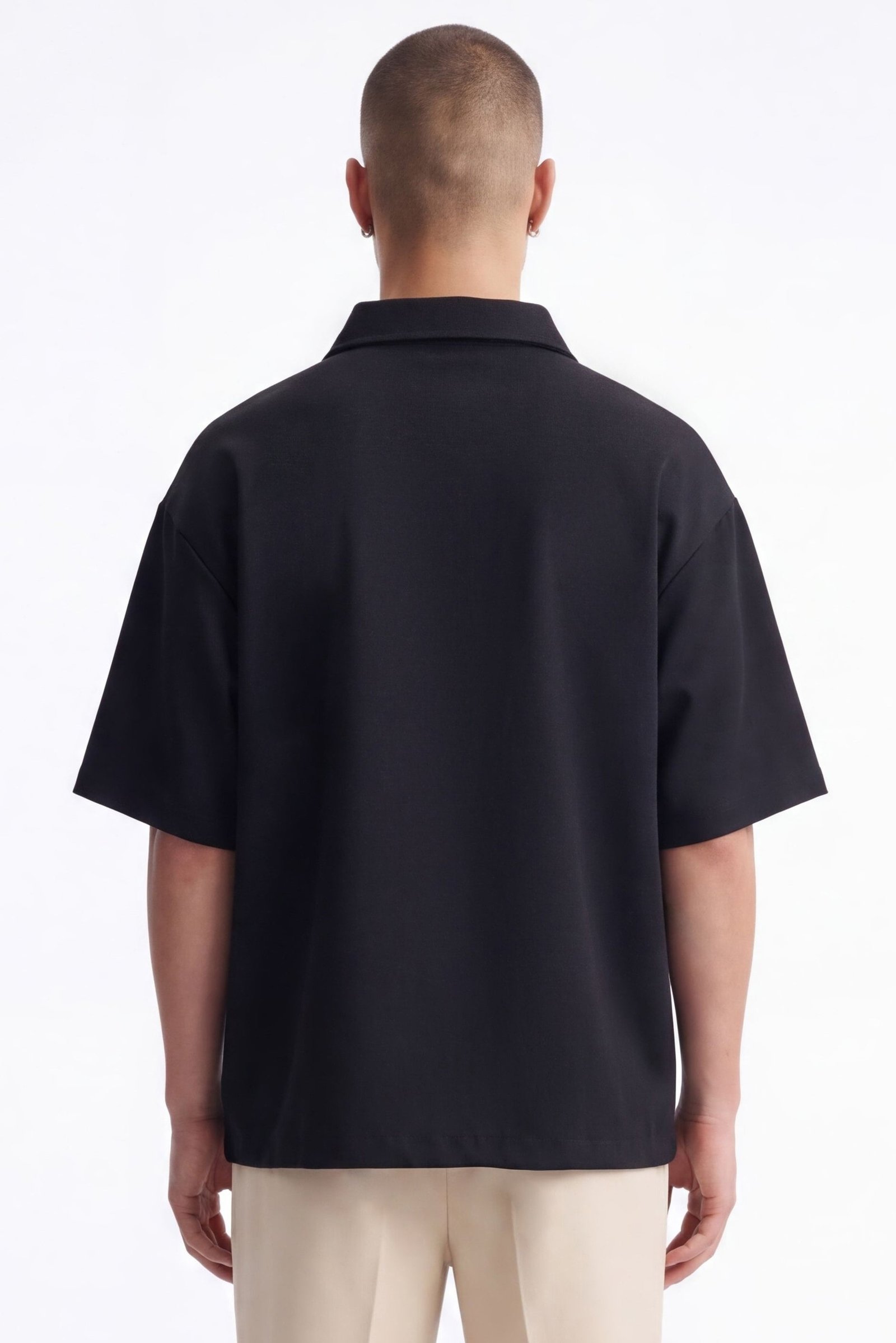 Polo oversize b twill