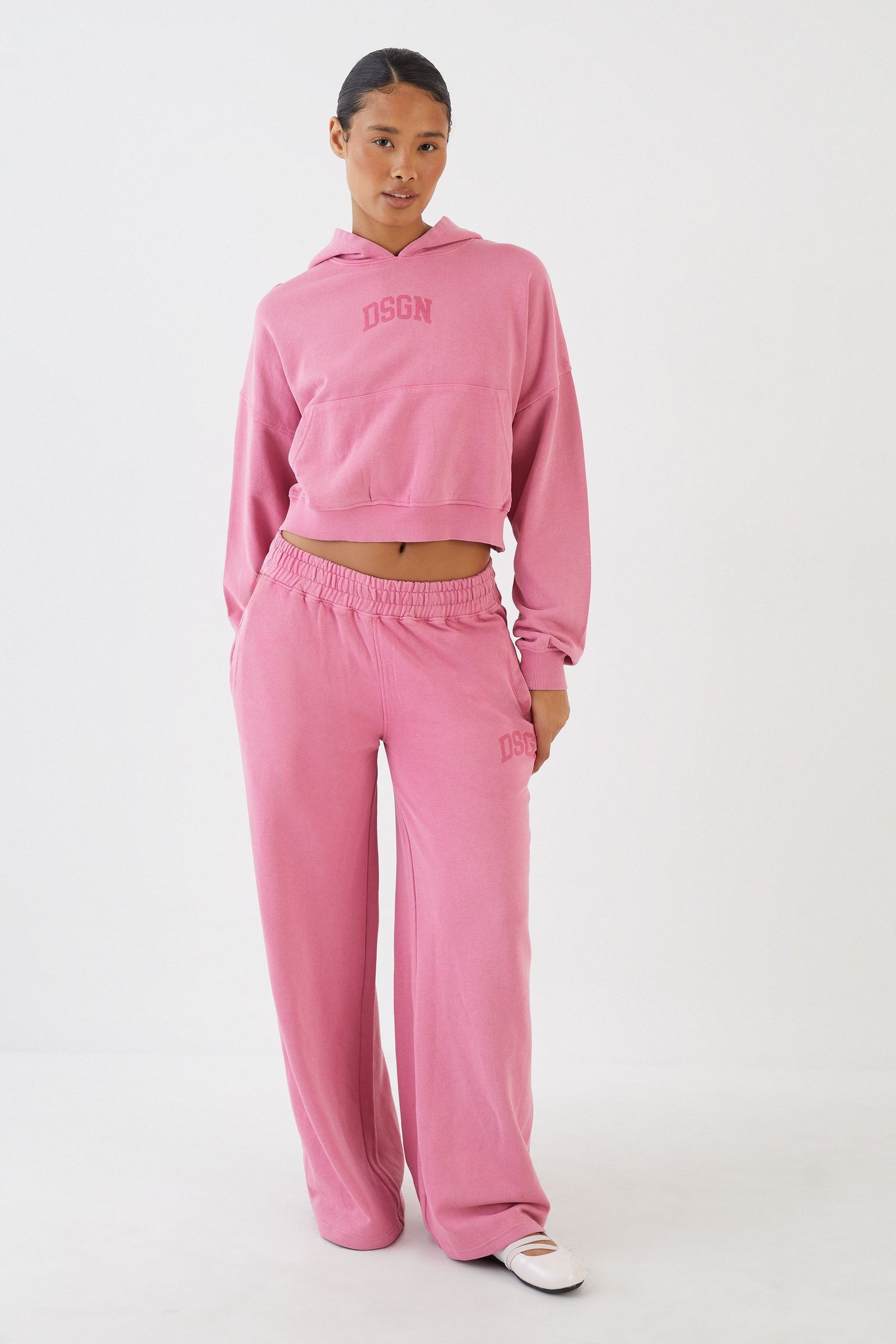 Jogging dsgn studio en coton 100% teinture overdyed