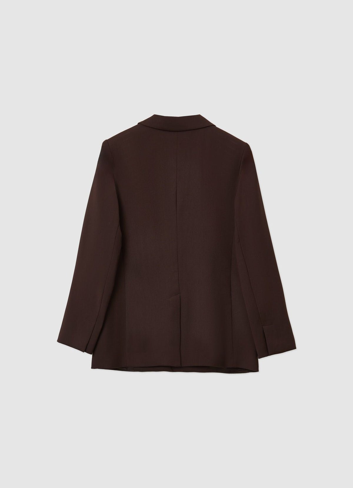 Wrap blazer with buckle fastening