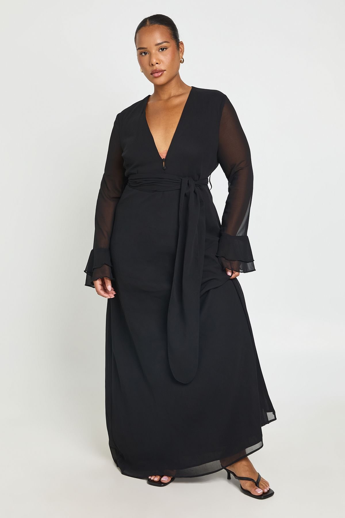 Robe maxi à imprimé - Grande taille