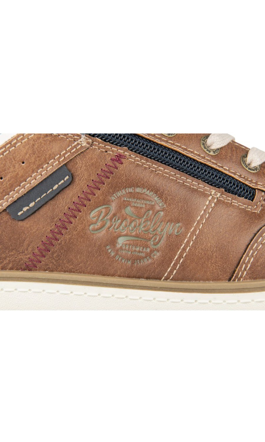 Baskets b zip f jenb b contrefort bleu marine 9ahwi