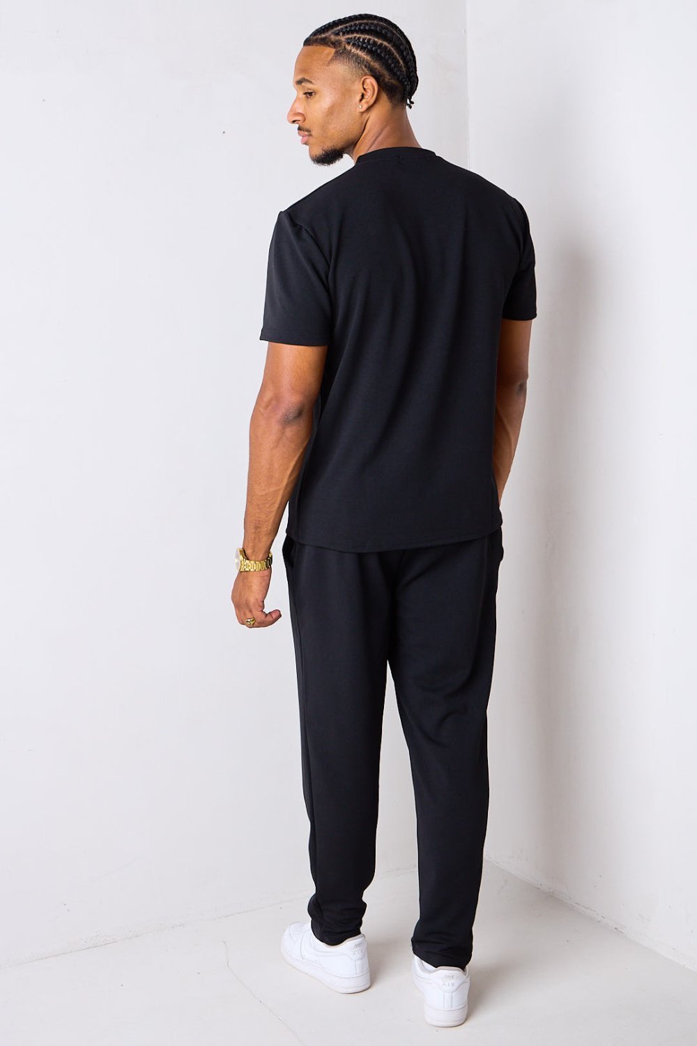 Ensemble t-shirt w pantalon maille piquée k7el