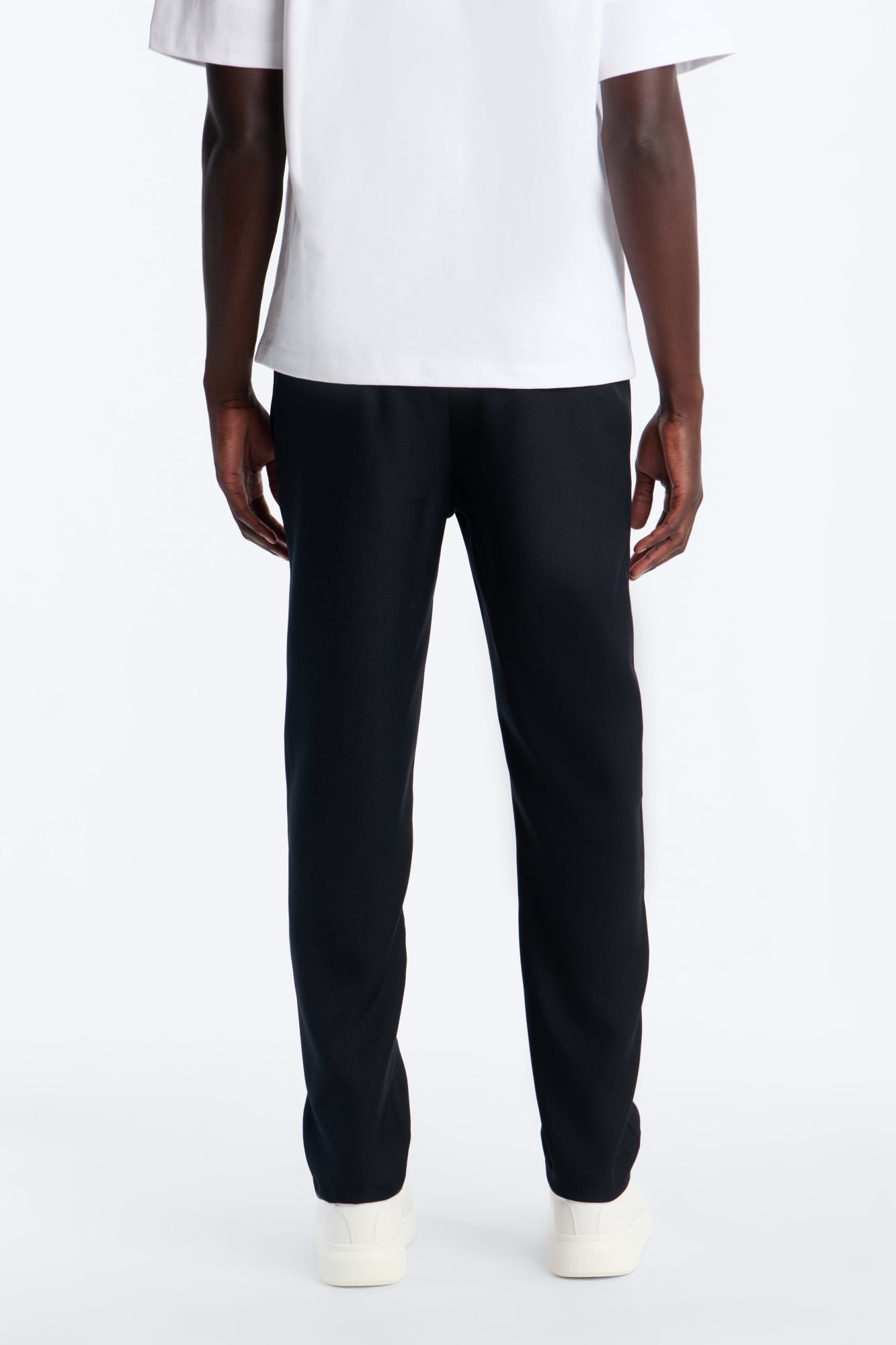 Slim twill hybrid waist trousers