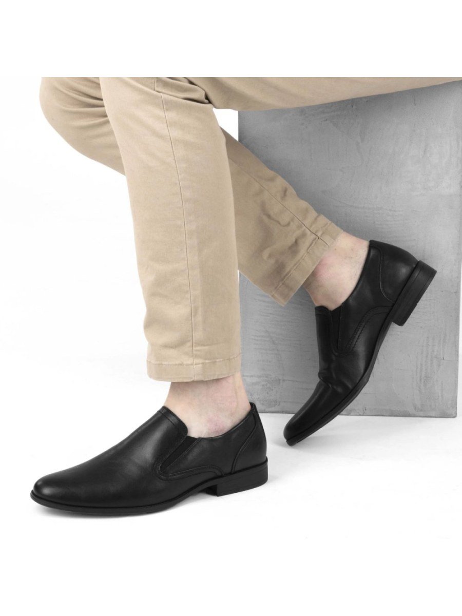 Chaussures de ville élastiquées noires