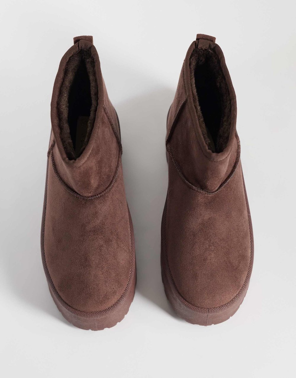 Bottines b semelle plateforme qahwiyin