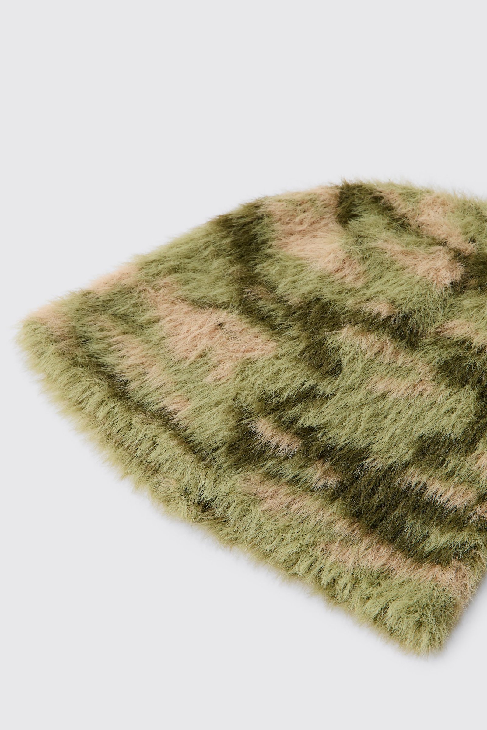 Fluffy Camo Beanie