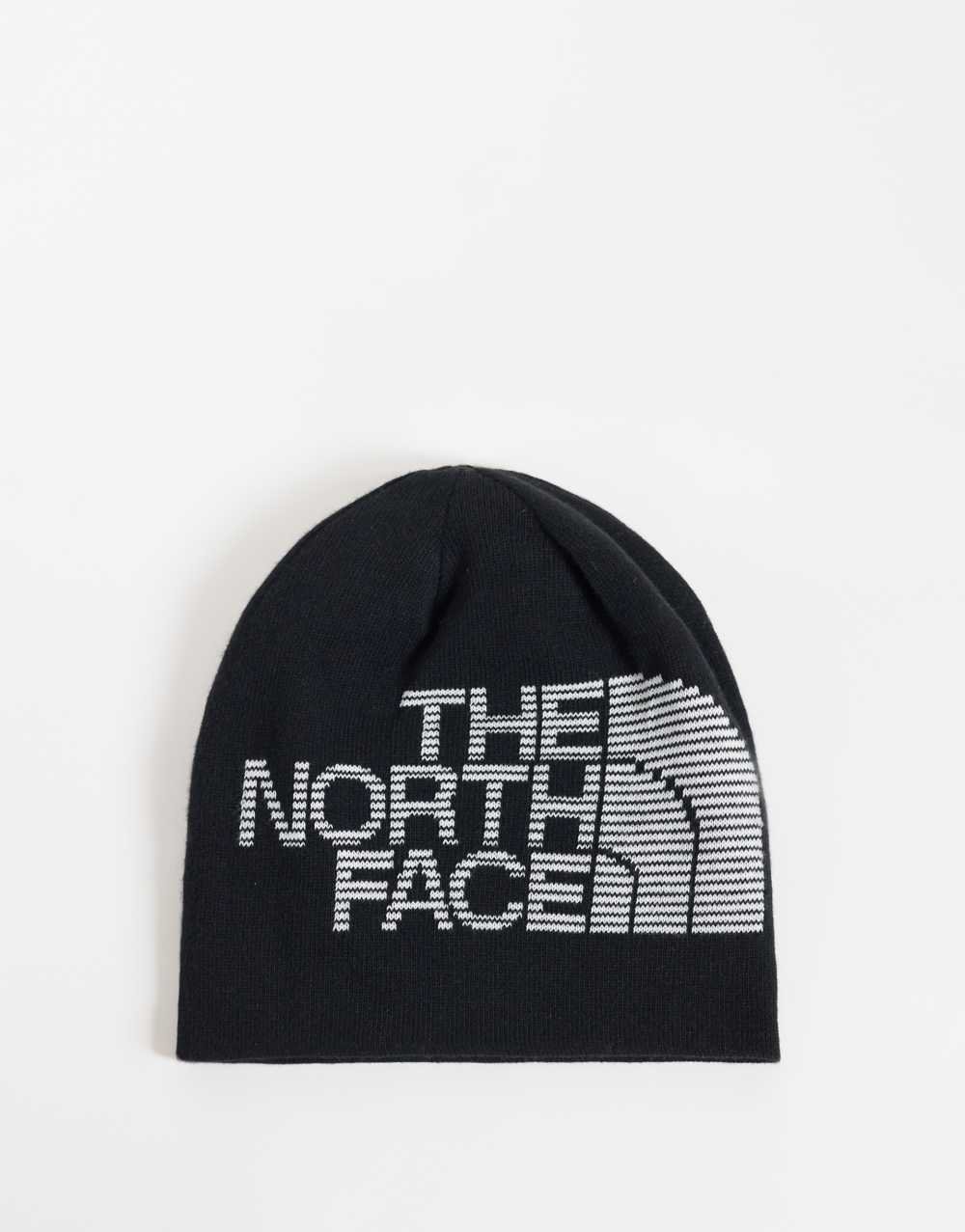 Highline reversible beanie in black and white