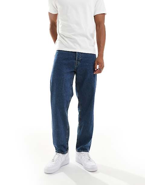 Eddie - Jean ample Bleu vintage
