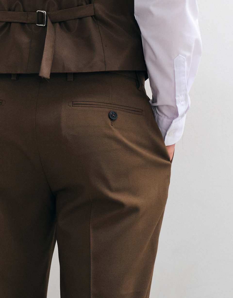 Serwal d costume slim - Qehwi moyen