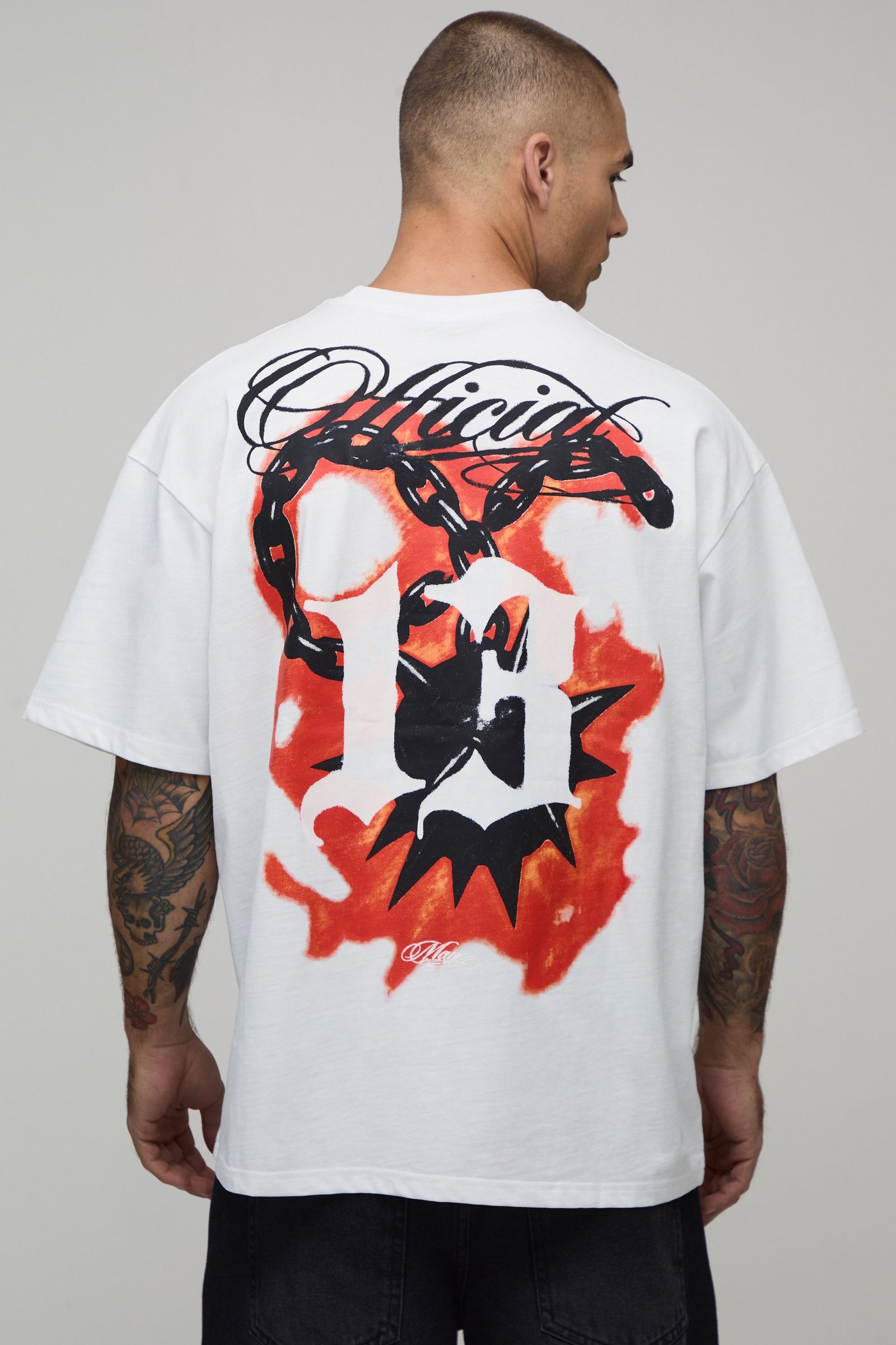 T-shirt Imprimé Scorpion Oversize