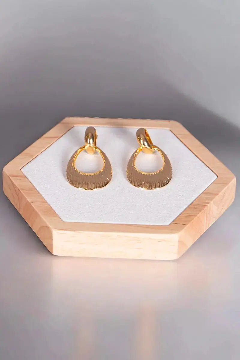 Boucles d'oreilles dormeuses goutte mdehba