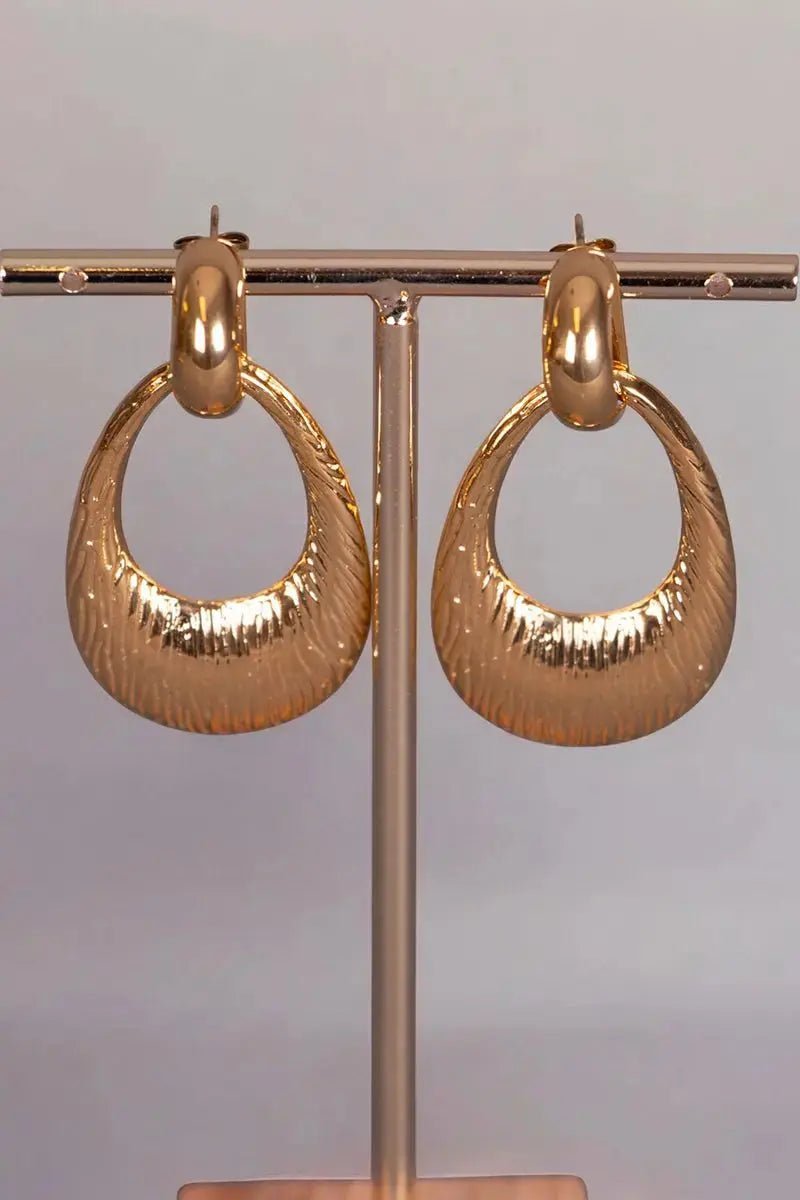 Boucles d'oreilles dormeuses goutte mdehba