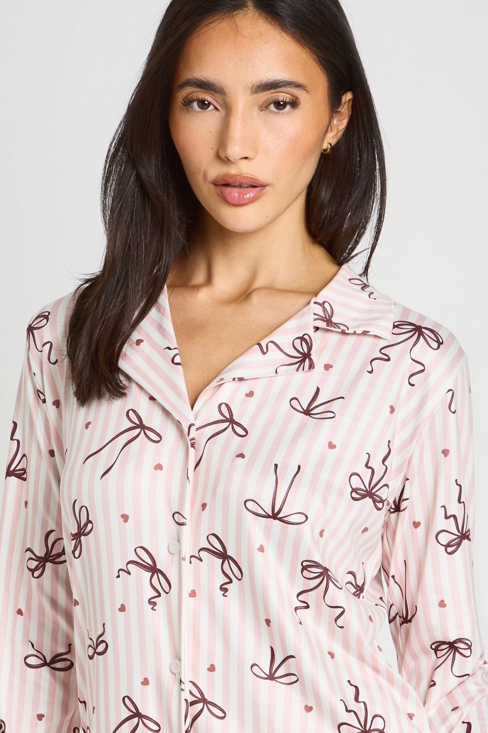 Pyjama chemise w sarwal b fyonkat wardi fate7