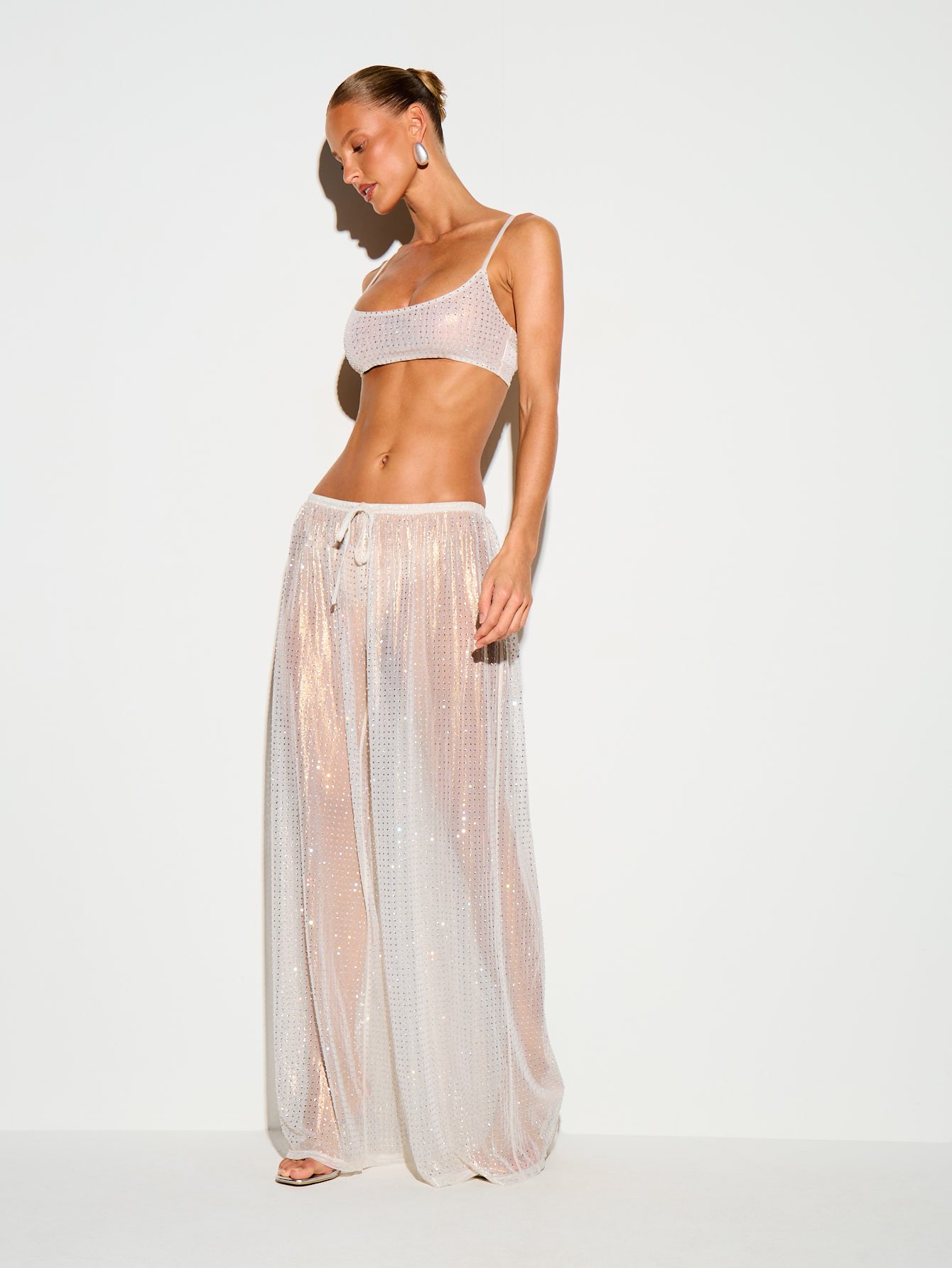 Top bralette tricot chafaf b strass