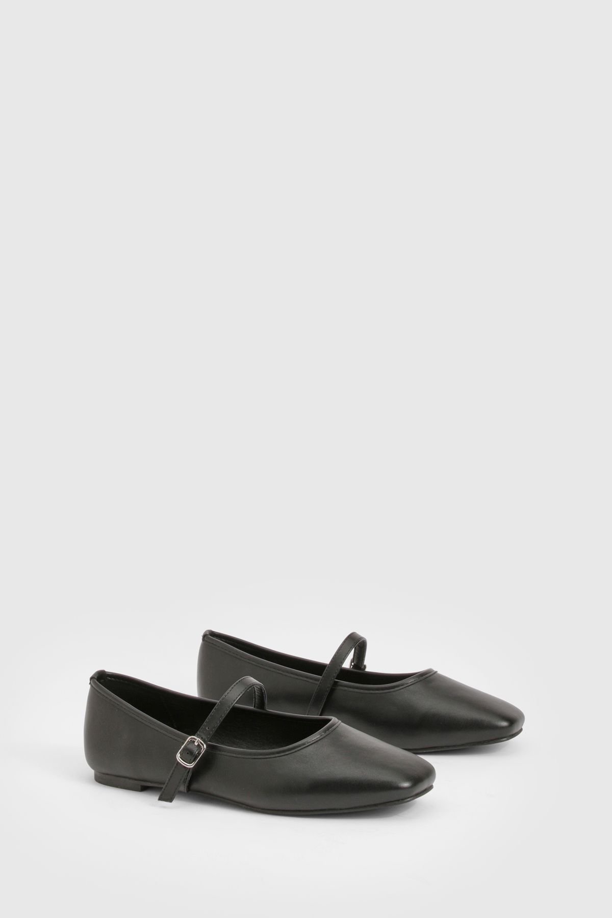 Square toe Mary Jane ballet flats - Wide fit