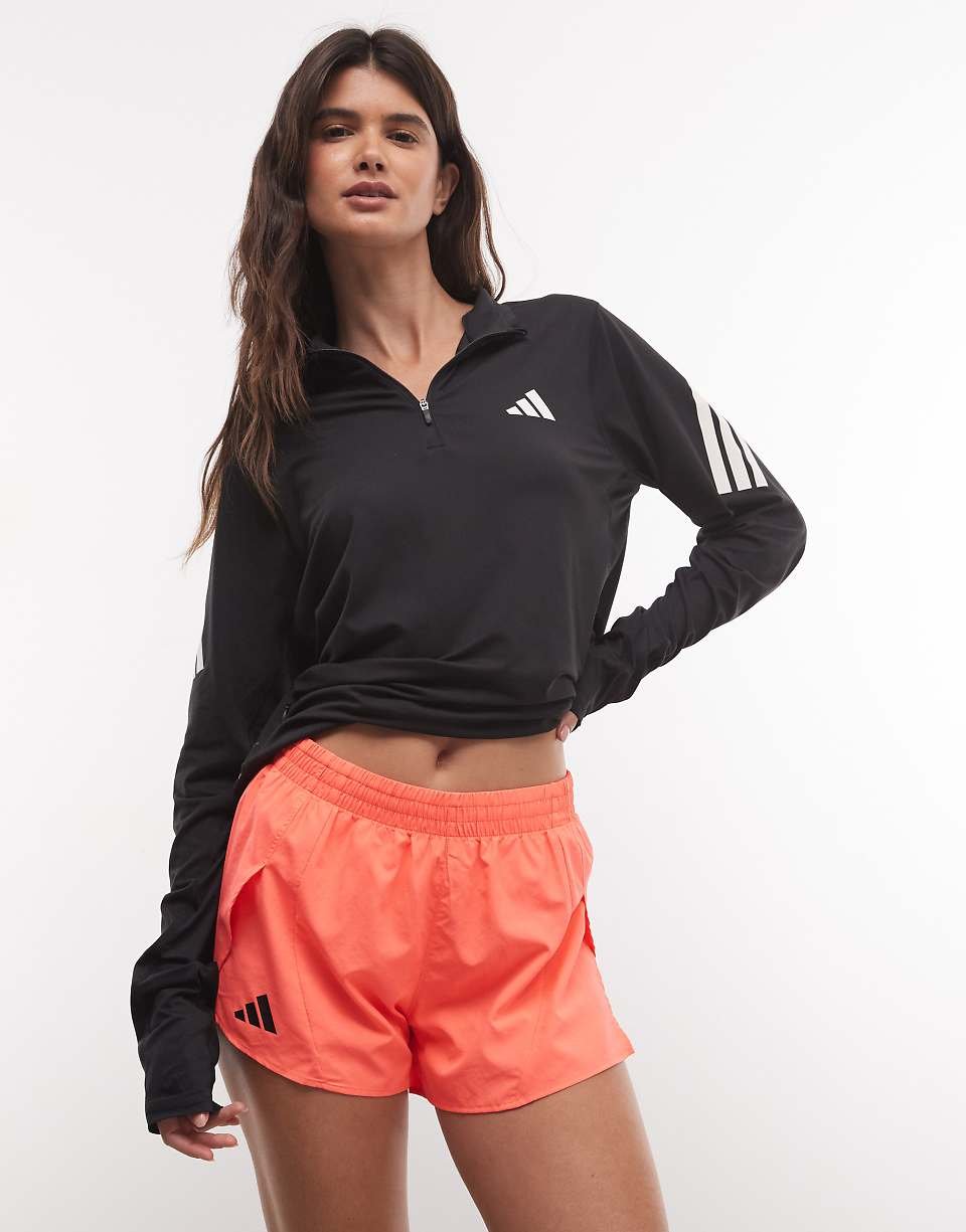 شورت adizero - أحمر