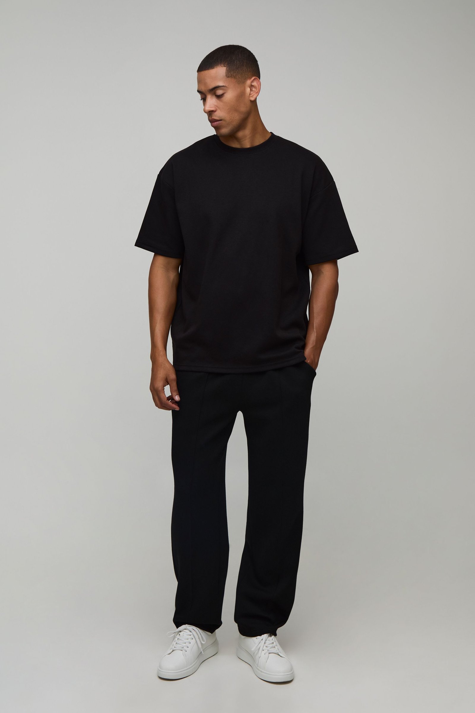 T-shirt oversize premium b tissu interlock