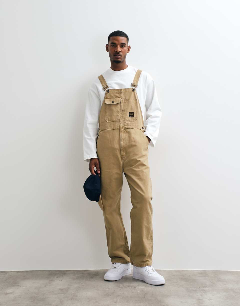 Salopette ample Workwear camel