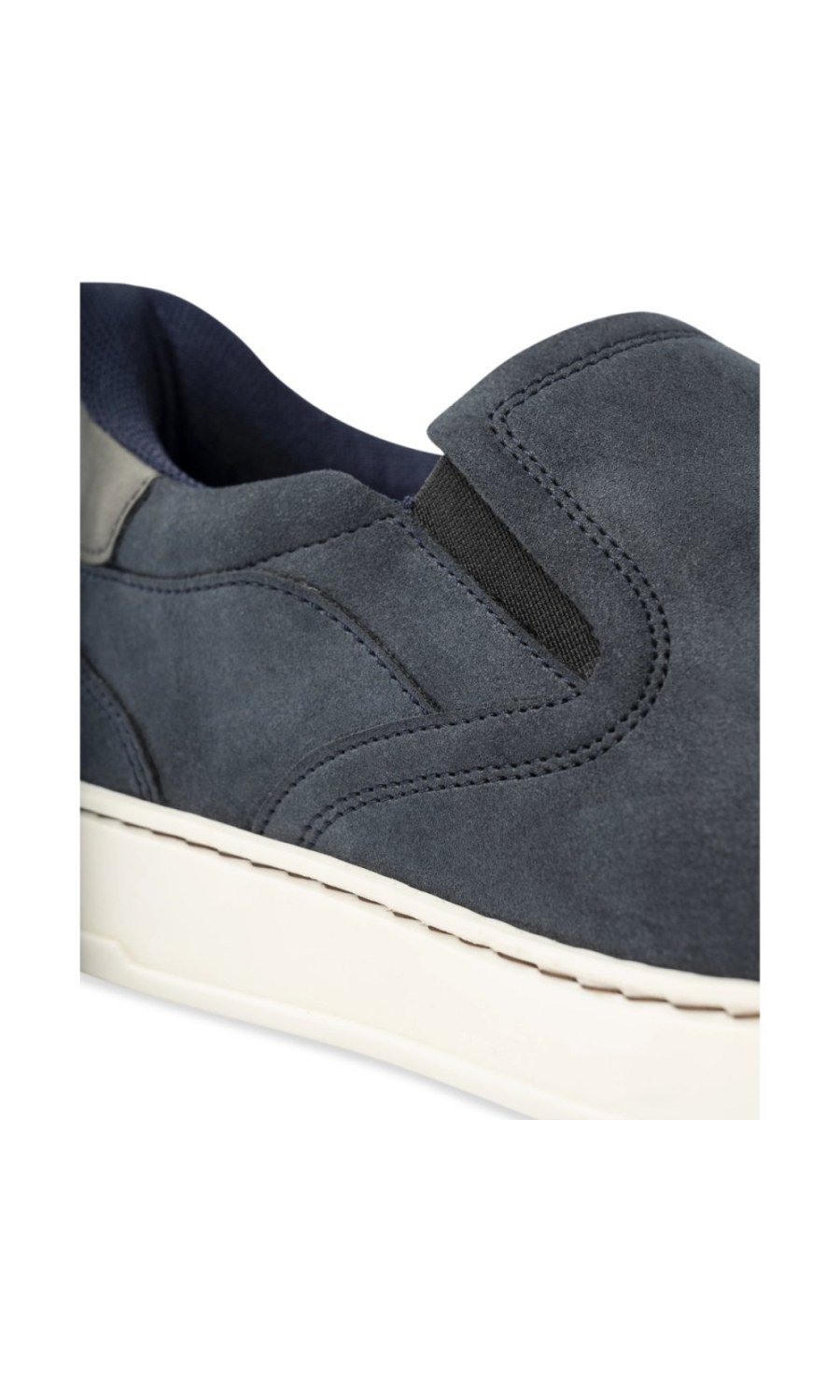 Mocassins sport élastiqués bleu marine