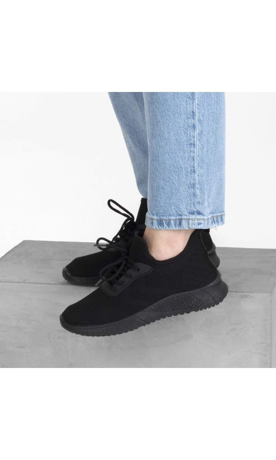 Baskets triko b lacets dyal zin k7el