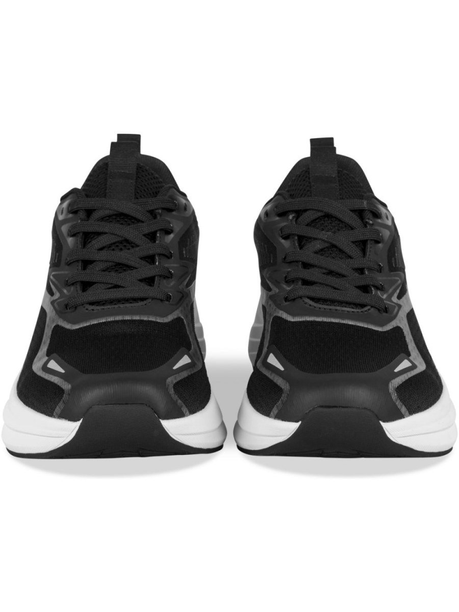 Baskets running semelle blanche noires