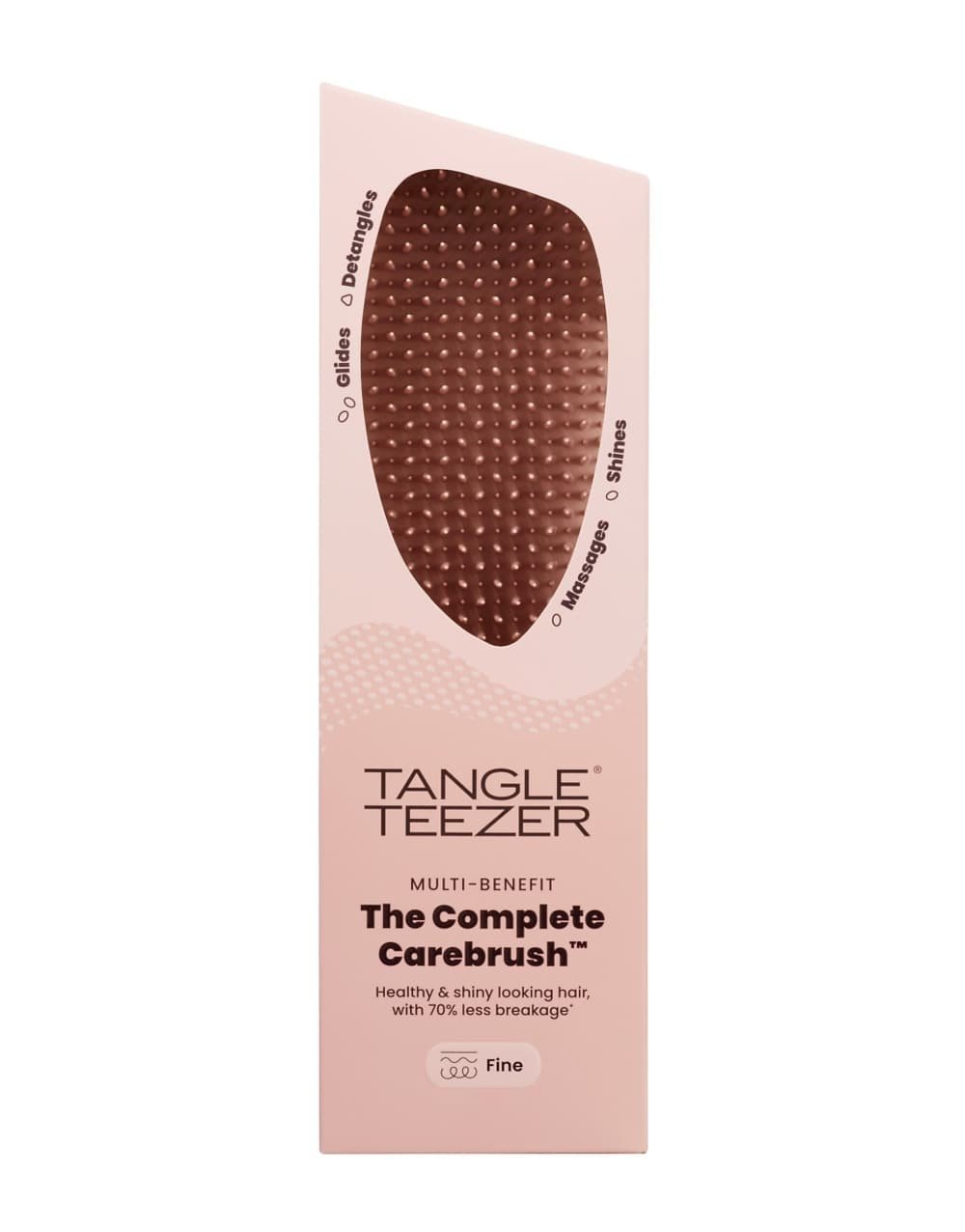 Brosse démêlante l cheveux raides - Glazed Mocha