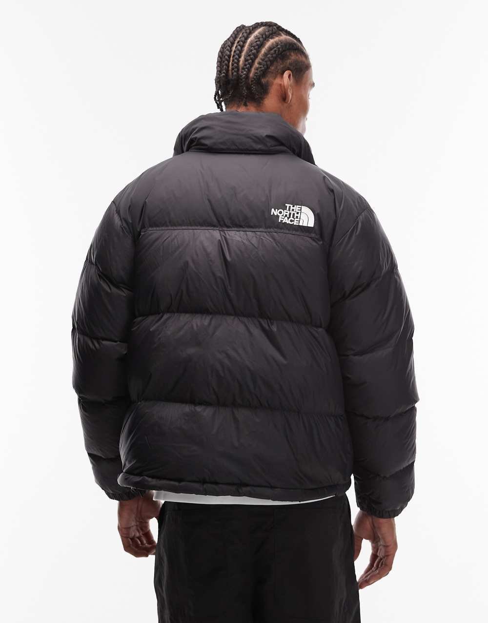 Retro Nuptse down jacket in black