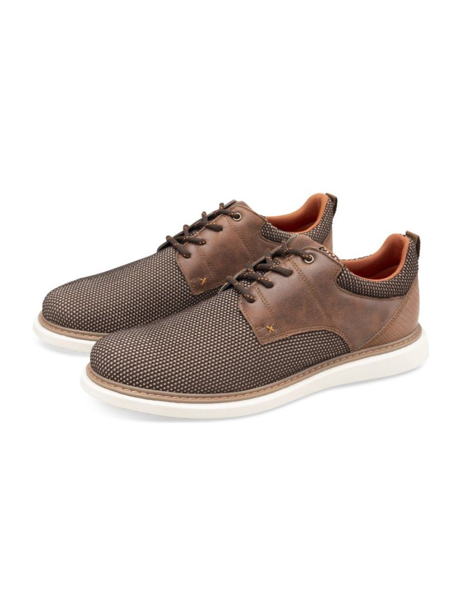 Derbies b7al mnsouj marron w beige