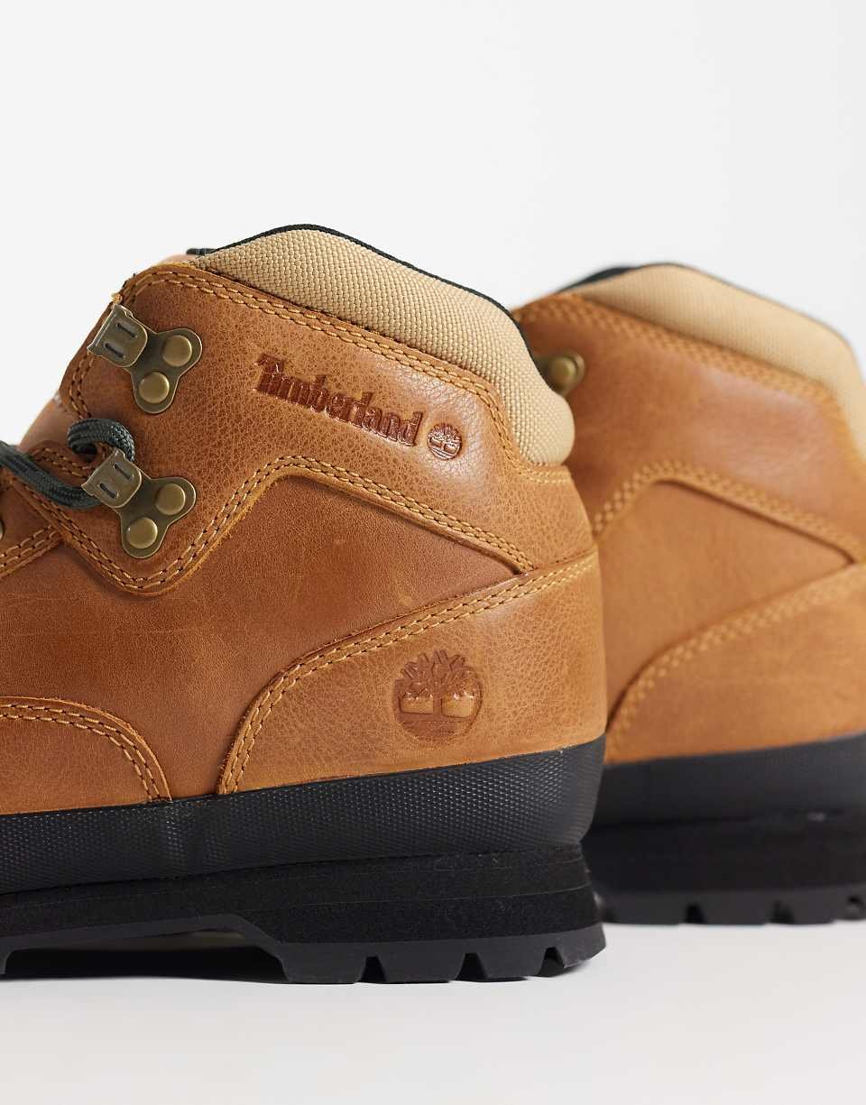 Eurohiker Mid lace-up ankle boots in brown