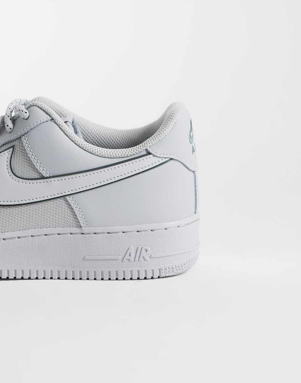 حذاء رياضي Air Force 1 '07 Low LV8 Tech - رمادي