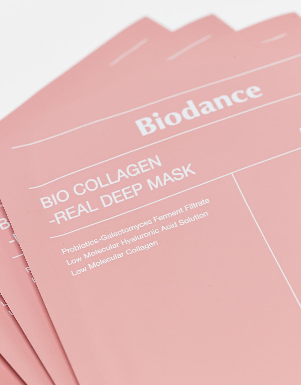 Lot d 4 masques en tissu Collagen-Real Deep