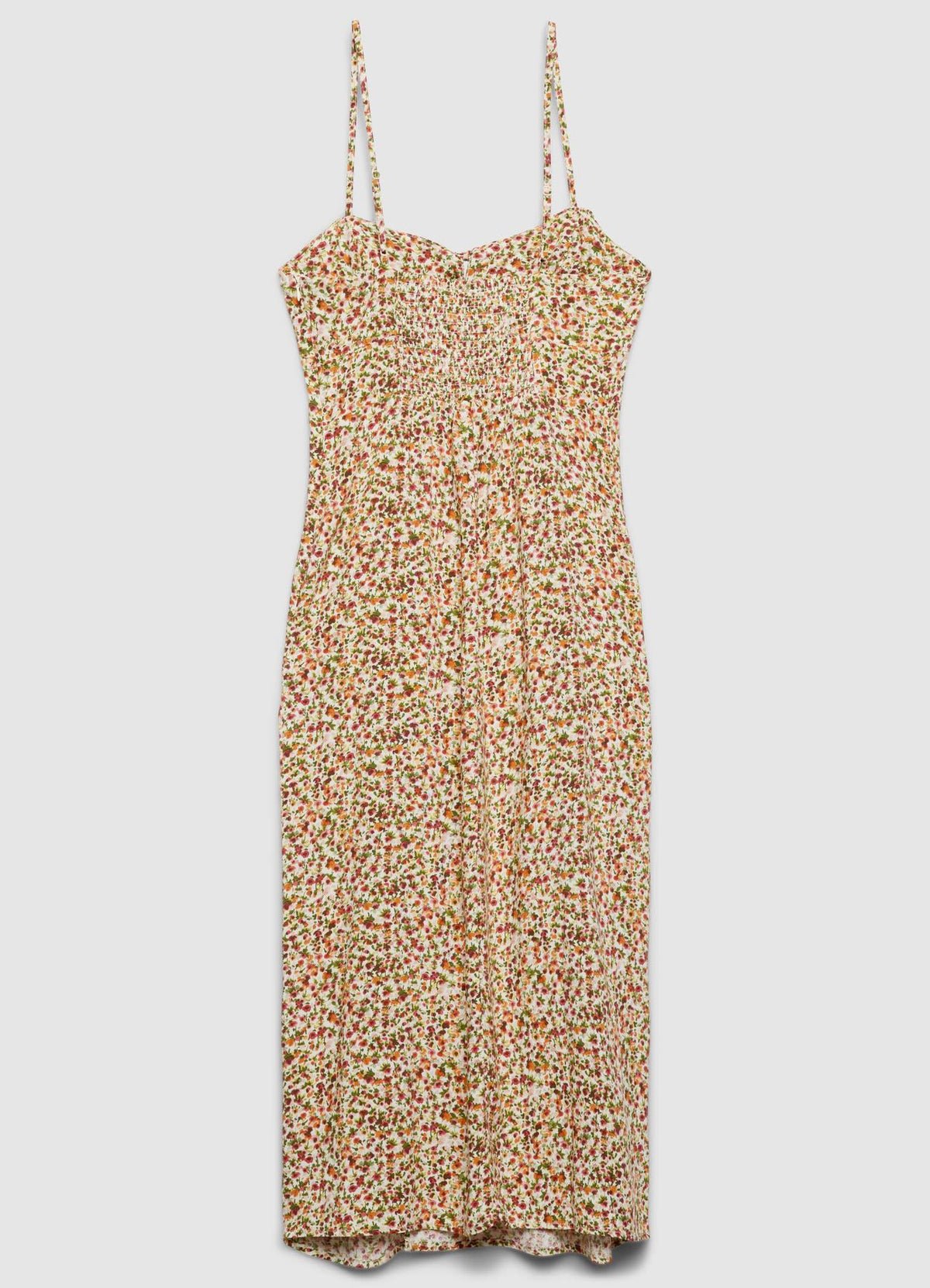 Floral maxi slip dress