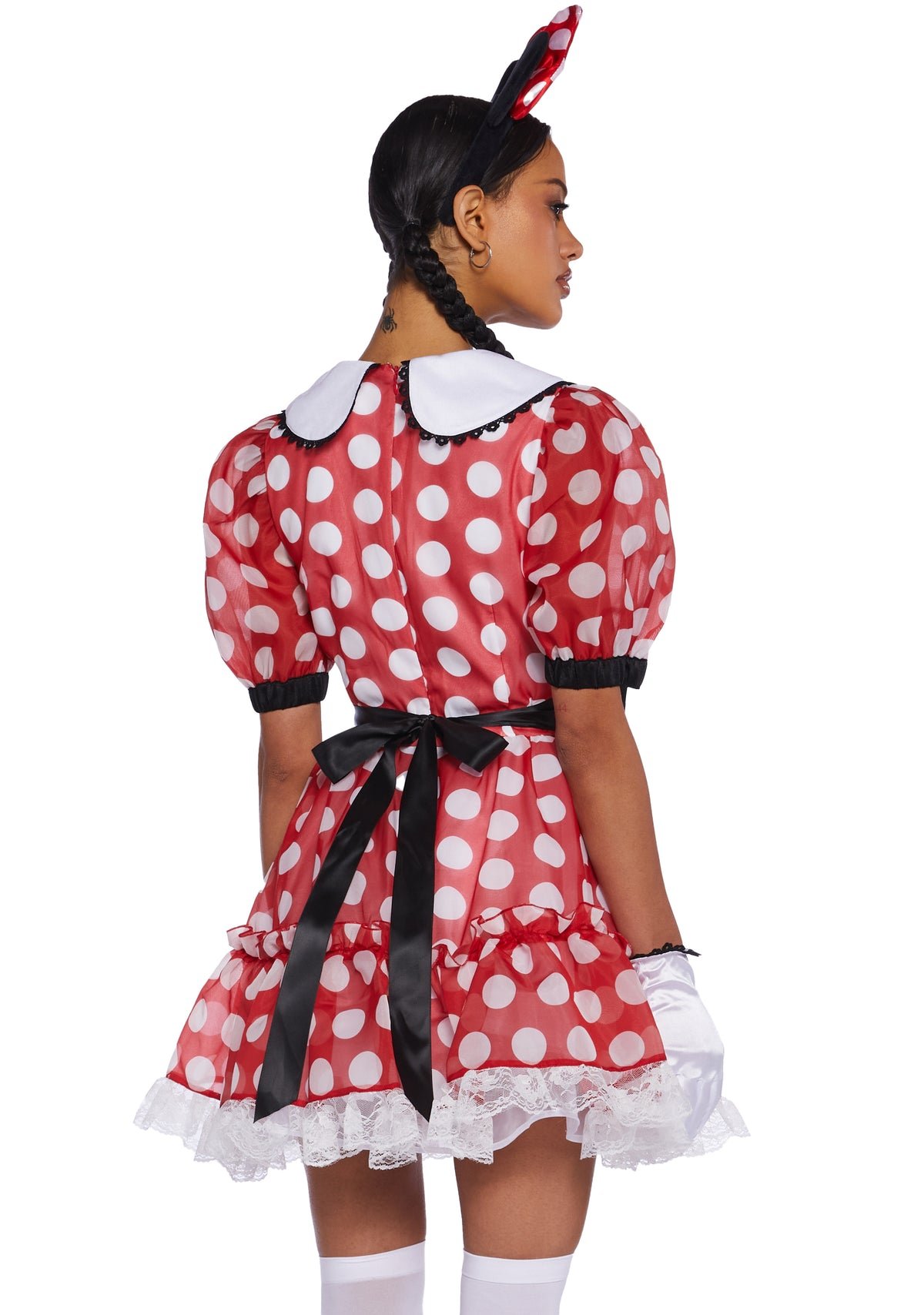 Déguisement dyal far b robe b pois