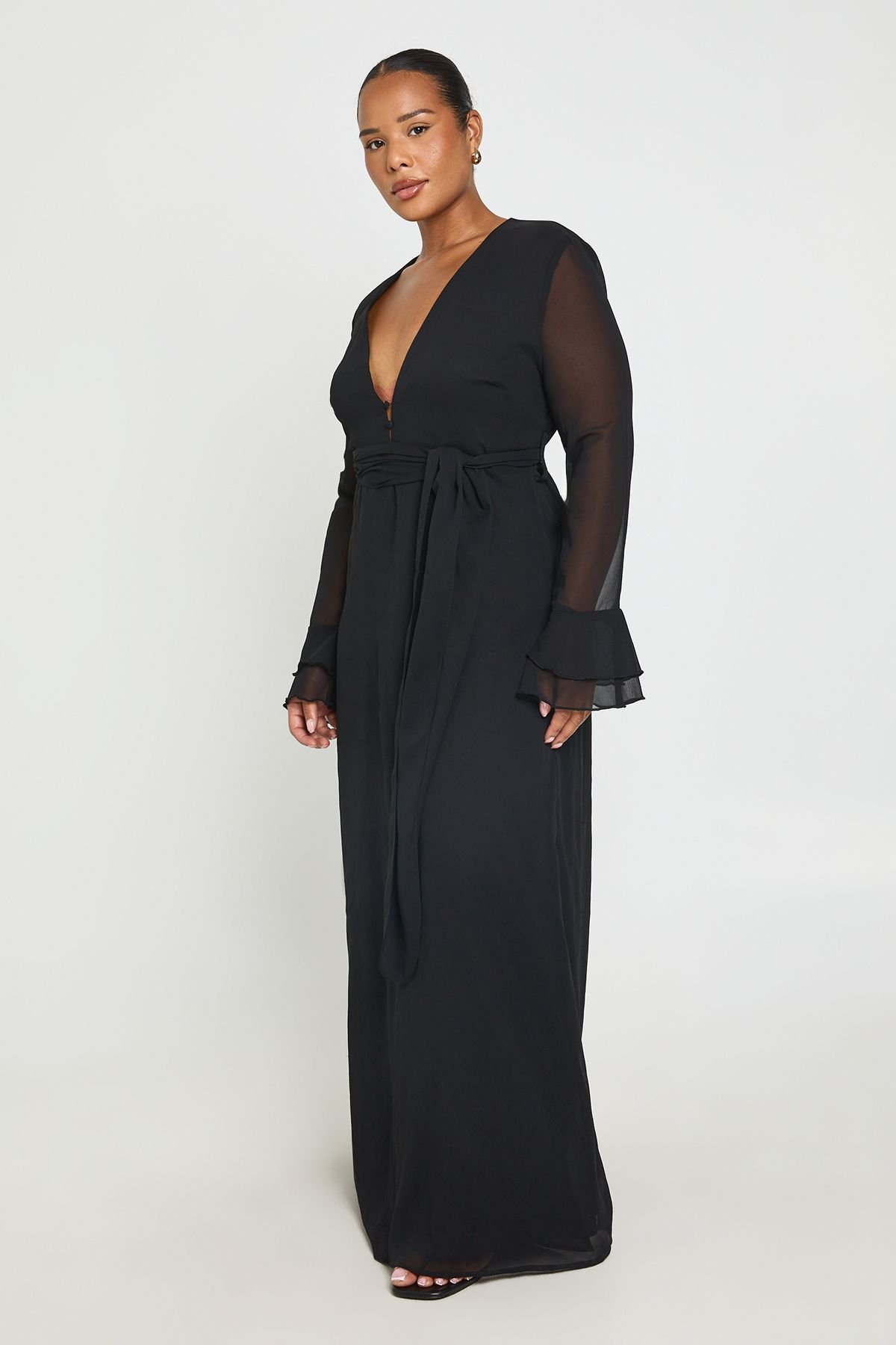 Robe maxi à imprimé - Grande taille