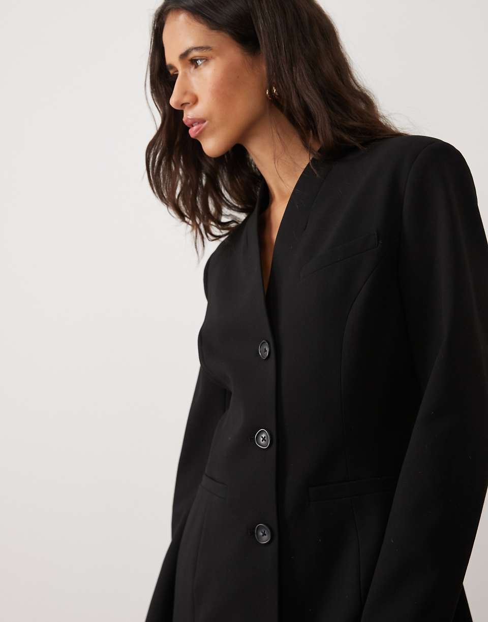 Blazer ajusté b hanches structurées - K7el