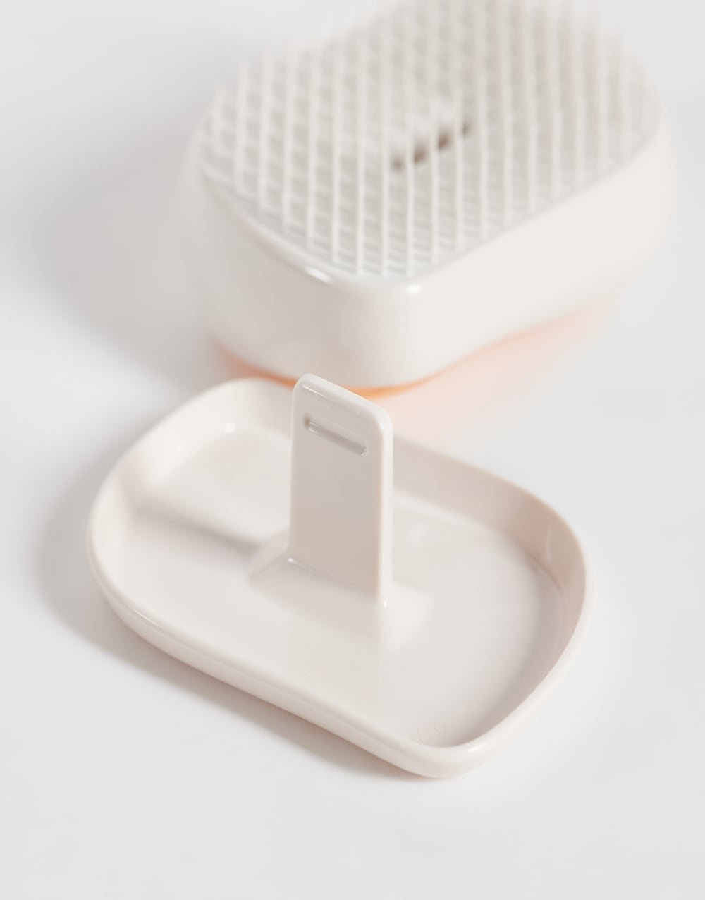 Brosse démêlante compacte - crème or rose
