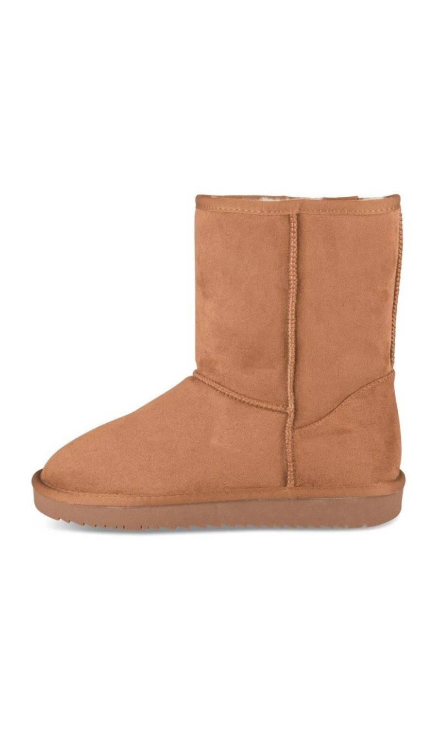 Boots fourrées b suédine camel
