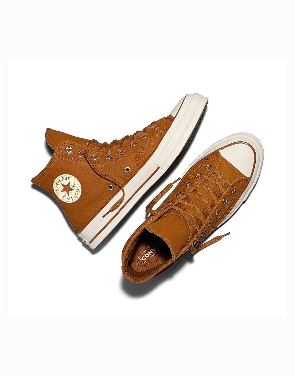 حذاء رياضي Chuck 70 من الشامواه بلون الصدأ