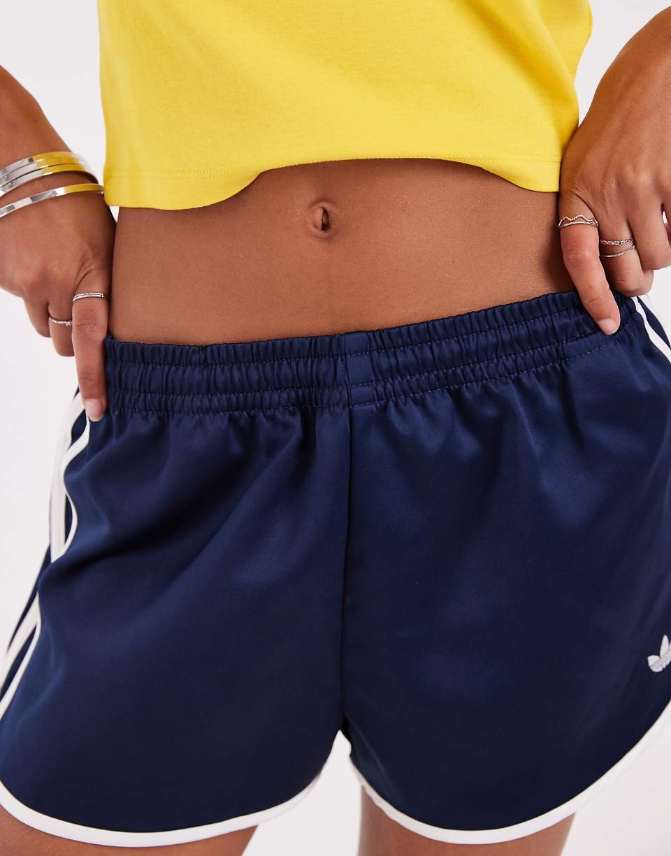 Three-stripe running shorts in navy