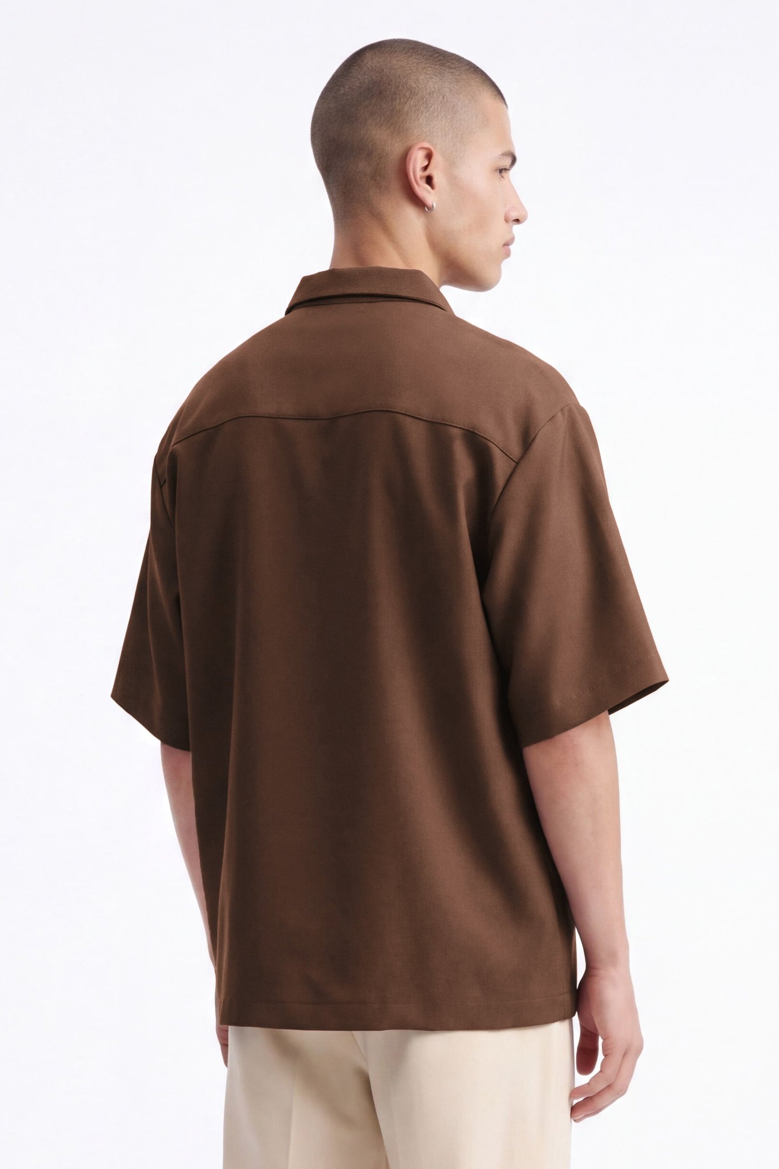 Chemise wasa3 twill b kmam 9sar