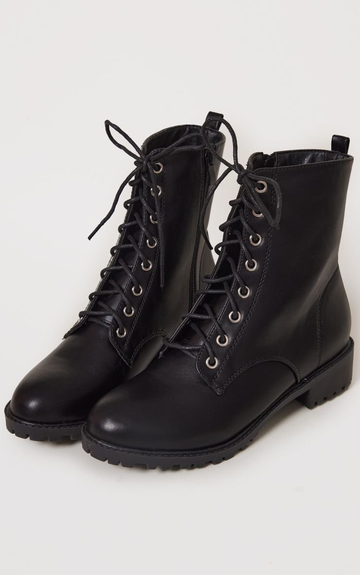Bottines biker f similicuir