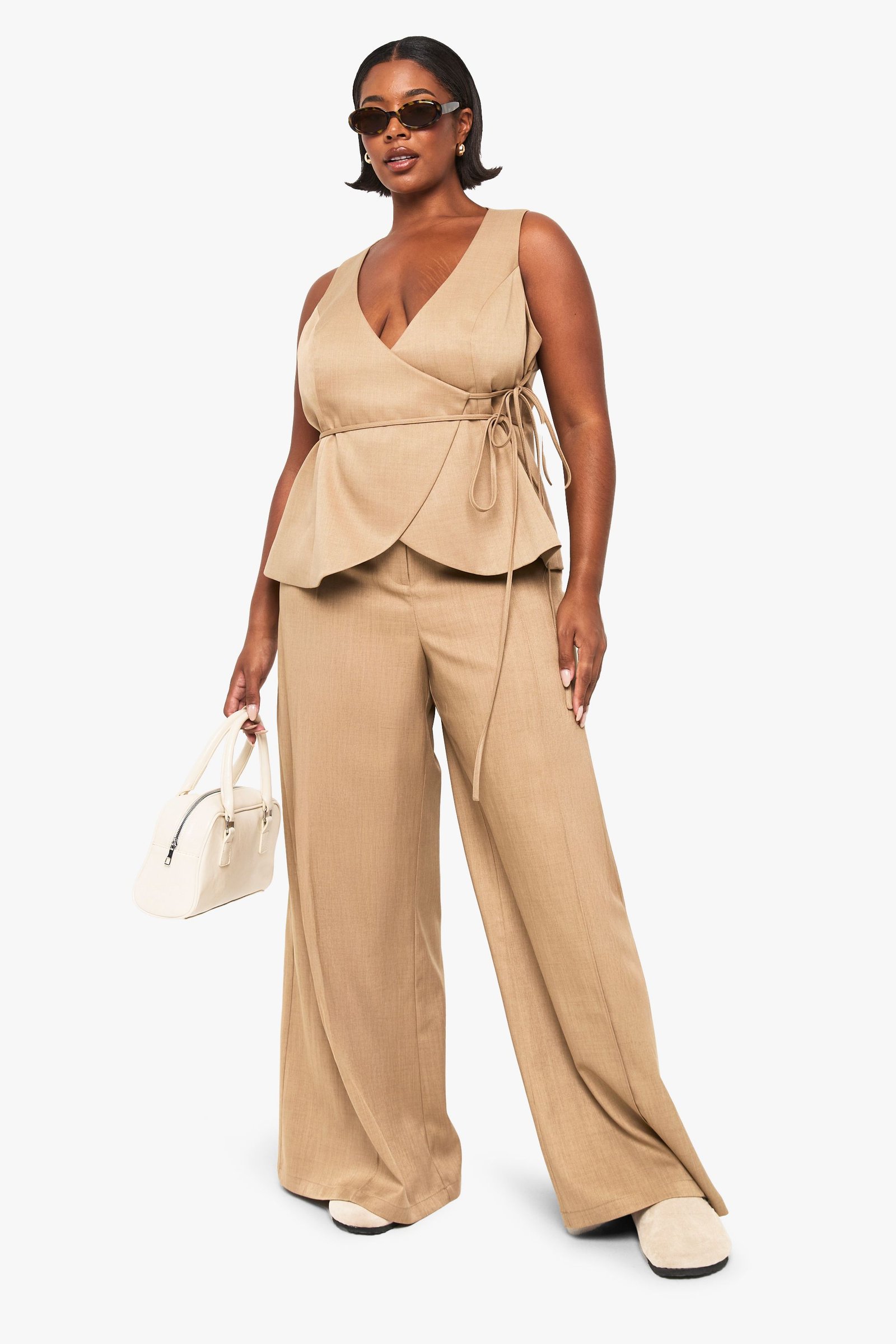 Double-breasted tailored waistcoat - Plus size