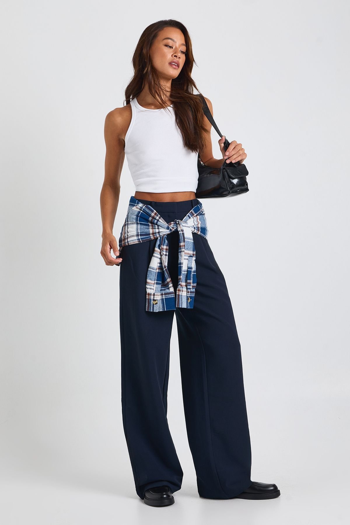Pantalon Tailleur Essentiel Tall À Jambe Large