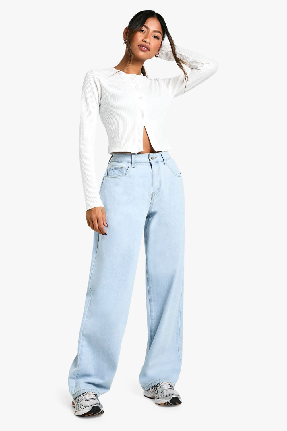 Jean baggy bleu très clair